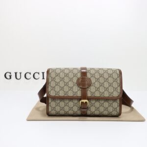 GUCCI counter quality bag original leather premium version 25.4x17x7.8cm