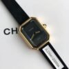 Chanel Black Gold Sugar Cube Women’s Quartz Watch Watch Size 19.7×15.2mm High-quality high-end watches