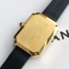 Chanel Black Gold Sugar Cube Women’s Quartz Watch Watch Size 19.7×15.2mm High-quality high-end watches