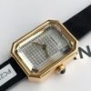Chanel Black Gold Sugar Cube Women’s Quartz Watch Size 19.7×15.2mm High-quality high-end watches