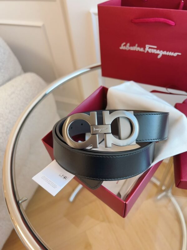 Ferragamo belt premium version width 3.5cm genuine leather material