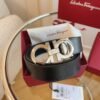 Ferragamo belt premium version width 3.5cm genuine leather material