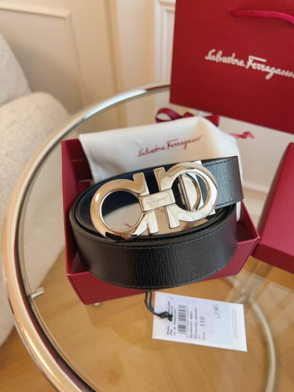 Ferragamo belt premium version width 3.5cm genuine leather material