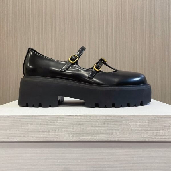 Celine Mary Jane women’s loafers genuine leather