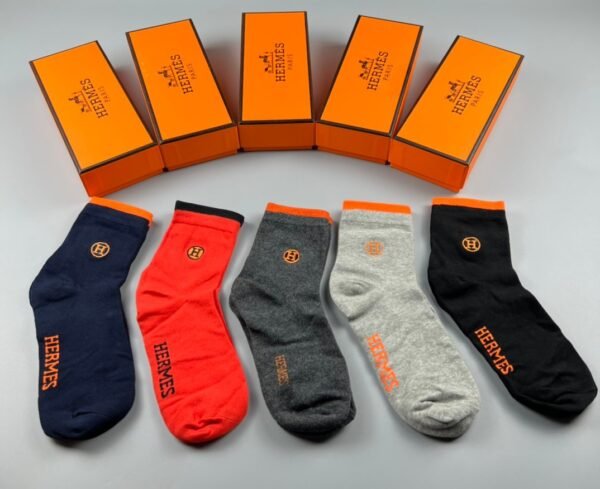 DIOR socks with bee logo 5 pairs per box