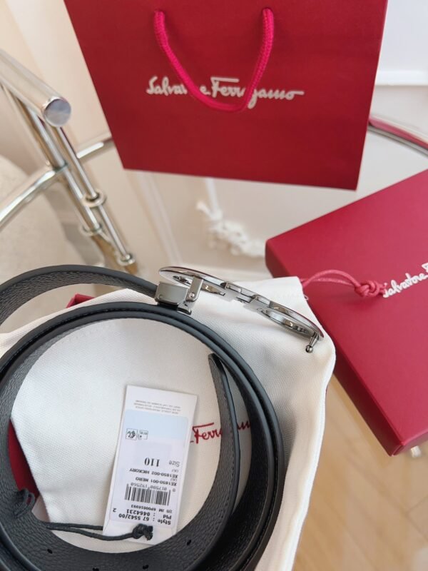 Ferragamo belt premium version width 3.5cm genuine leather material