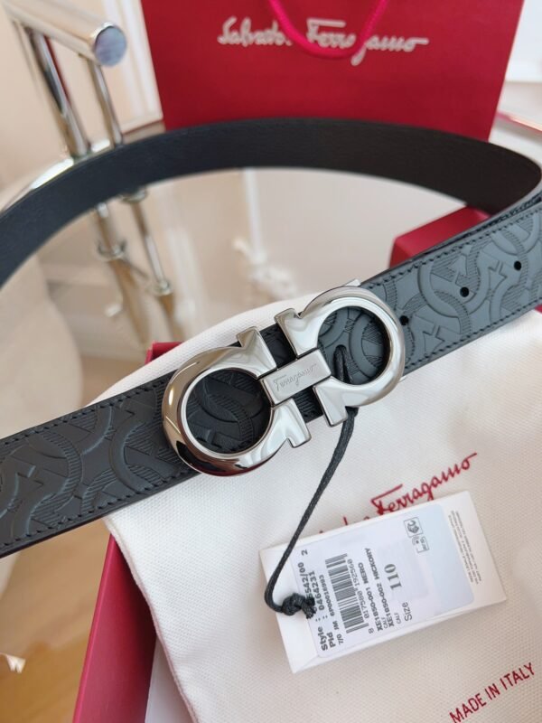 Ferragamo belt premium version width 3.5cm genuine leather material