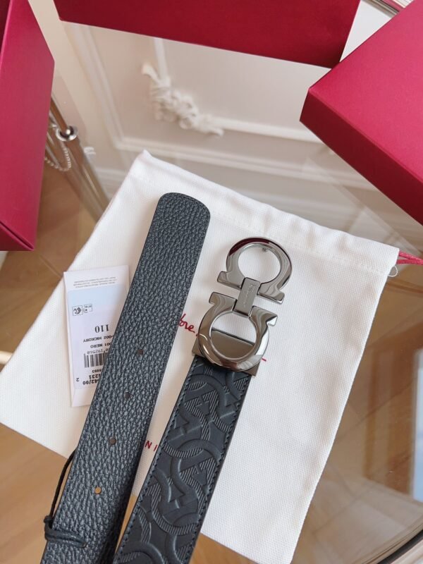 Ferragamo belt premium version width 3.5cm genuine leather material