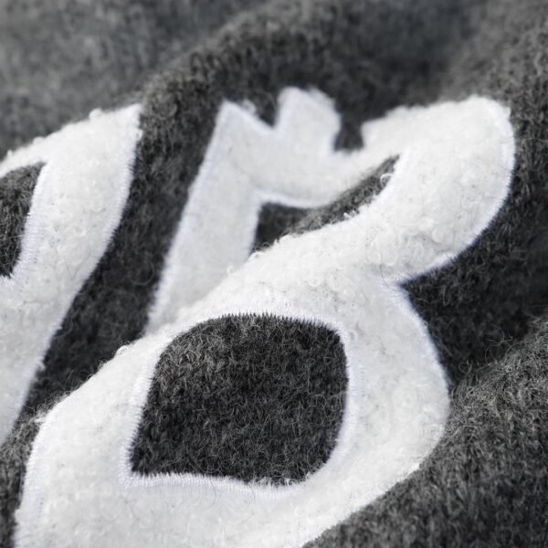 BALENCIAGA embroidered patchwork sweater