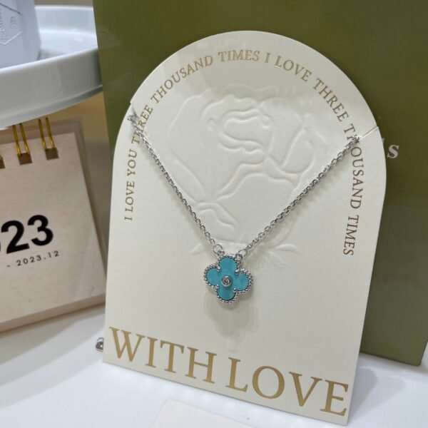 Van Cleef & Arpels vca single flower four-leaf clover necklace high quality V gold material workmanship details 1:1