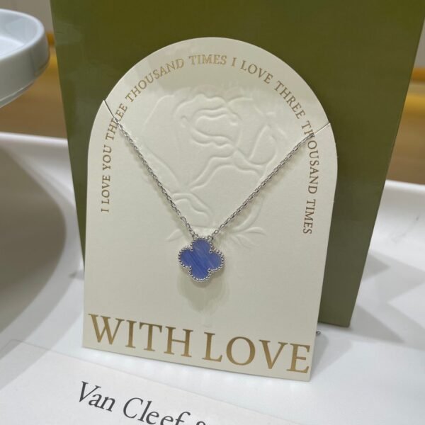 Van Cleef & Arpels vca single flower four-leaf clover necklace high quality V gold material workmanship details 1:1