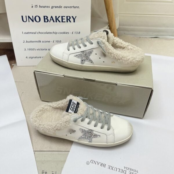 Golden Goose New autumn and winter small dirty shoes lining lamb wool material