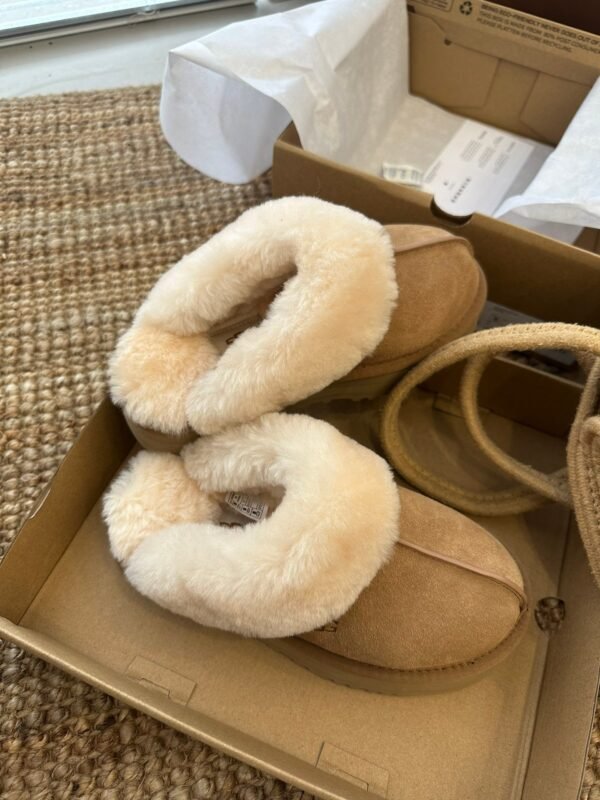 UGG Winter new casual classic plush slippers made of cowhide and wool