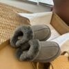 UGG Winter new casual classic plush slippers made of cowhide and wool