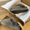 UGG Winter new casual classic plush slippers made of cowhide and wool