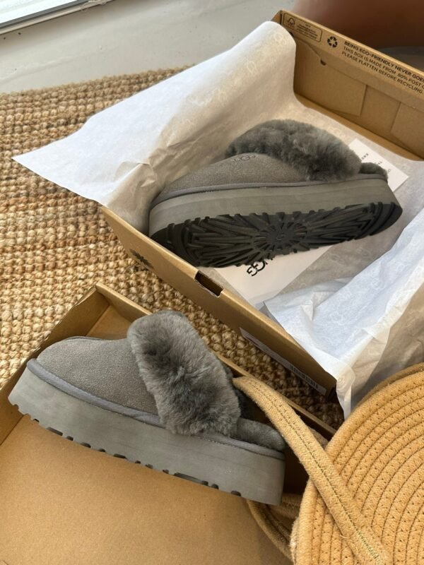 UGG Winter new casual classic plush slippers made of cowhide and wool