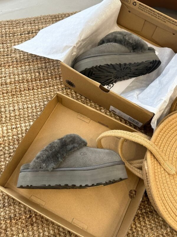 UGG Winter new casual classic plush slippers made of cowhide and wool