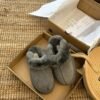 UGG Winter new casual classic plush slippers made of cowhide and wool
