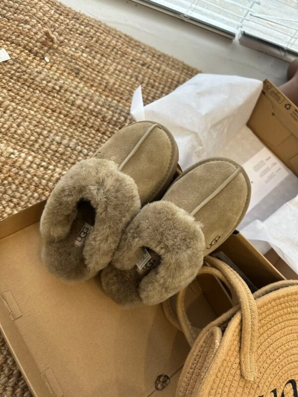 UGG Winter new casual classic plush slippers made of cowhide and wool