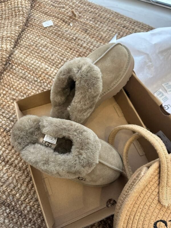 UGG Winter new casual classic plush slippers made of cowhide and wool