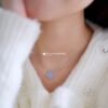 Van Cleef & Arpels Chalcedony Necklace VAC Chalcedony Four-Leaf Clover Necklace Premium Edition