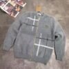 Burberry check cardigan thick coat