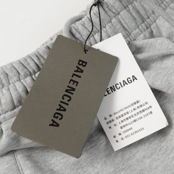 BALENCIAGA Straight casual sweatpants holes