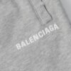 BALENCIAGA Straight casual sweatpants holes
