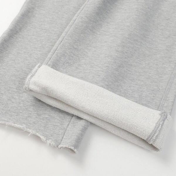 BALENCIAGA Straight casual sweatpants holes