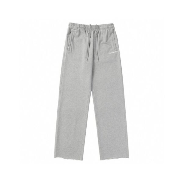 BALENCIAGA Straight casual sweatpants holes