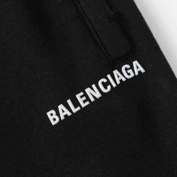 BALENCIAGA Straight casual sweatpants holes