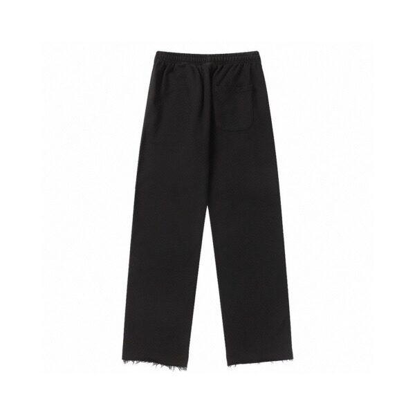 BALENCIAGA Straight casual sweatpants holes