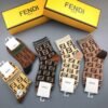 Fendi men’s and women’s socks, made of pure cotton, 5 pairs per box