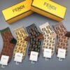 Fendi men’s and women’s socks, made of pure cotton, 5 pairs per box
