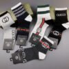 GUCCI Men’s and Women’s Same Socks, Box of 5 Pair Pure Cotton