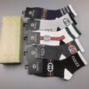 GUCCI Men’s and Women’s Same Socks, Box of 5 Pair Pure Cotton
