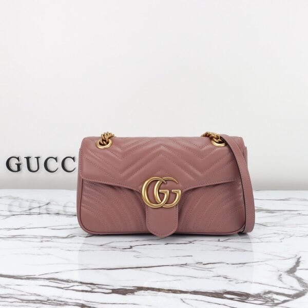 GUCCI counter quality bag original leather high-end version 1:1 26x15x7cm