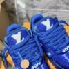 LOUIS VUITTON original full of diamond shoes orange blue
