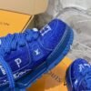 LOUIS VUITTON original full of diamond shoes orange blue