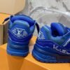 LOUIS VUITTON original full of diamond shoes orange blue
