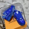 LOUIS VUITTON original full of diamond shoes orange blue