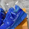 LOUIS VUITTON original full of diamond shoes orange blue