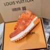 LOUIS VUITTON original full of diamond shoes orange blue