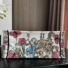 DIOR Embroidered floral tote bag 26.5X21X14cm