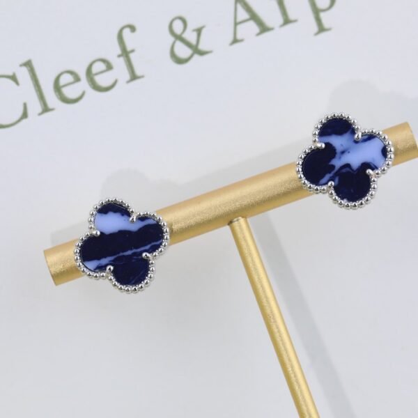 Van Cleef & Arpels Four-Leaf Clover Earrings Premium Edition