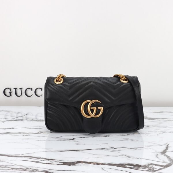 GUCCI counter quality bag original leather high-end version 1:1 26x15x7cm