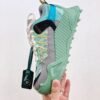 Off-White sneakers Black white Green mosaic color