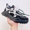 Off-White sneakers Black white Green mosaic color