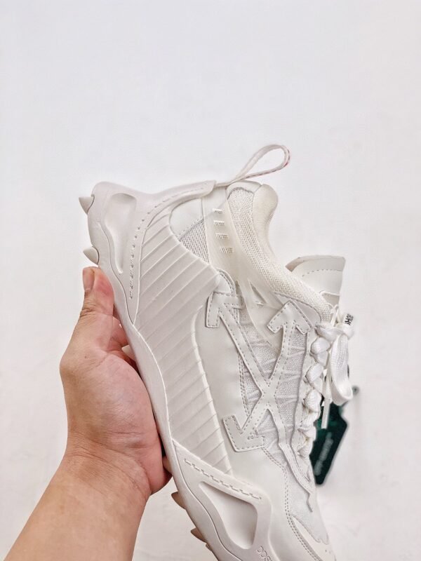 Off-White sneakers Black white Green mosaic color