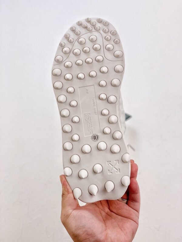 Off-White sneakers Black white Green mosaic color